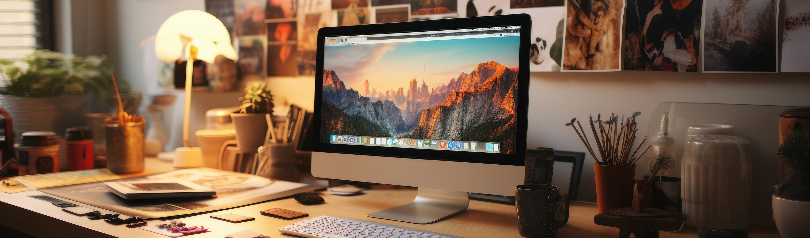 Workspace and design studio hero image